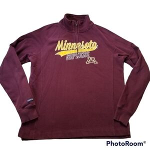 Jansport sz L Minnesota Gophers 1/4 zip pullover